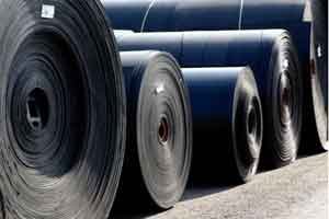 Smooth Surface Rubber Conveyor Belt Smooth Surface Rubber Conveyor Belt