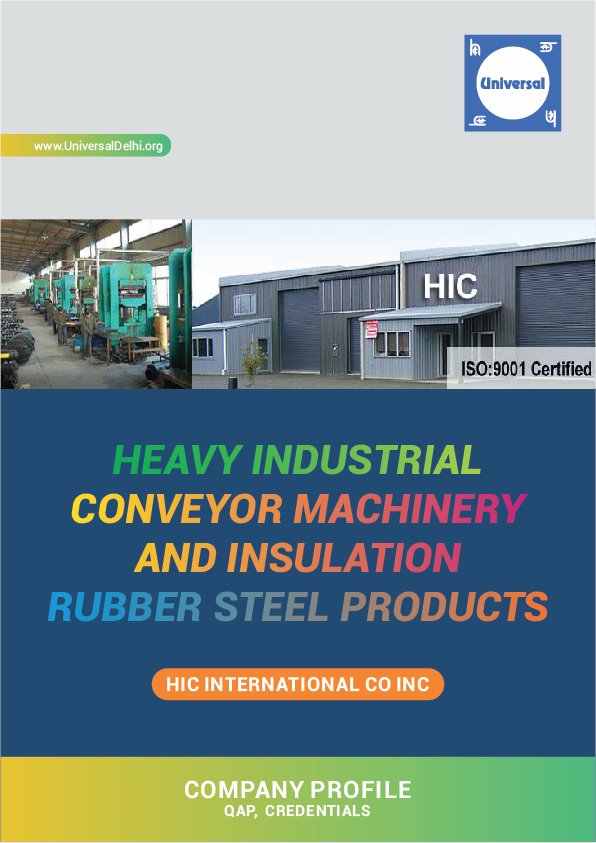 Co. Profile Universal Rubber Steel Products Manufacturers CREDENTIALS - HIC International