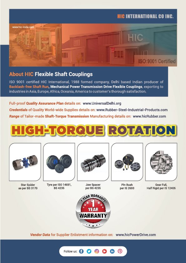 Literature FLEXIBLE COUPLINGS